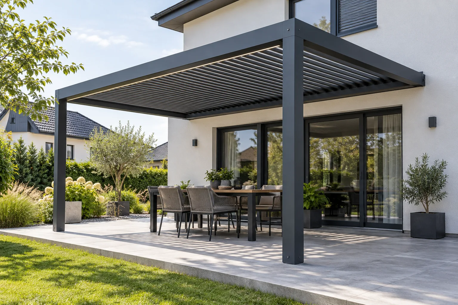 Pergola a teraszon